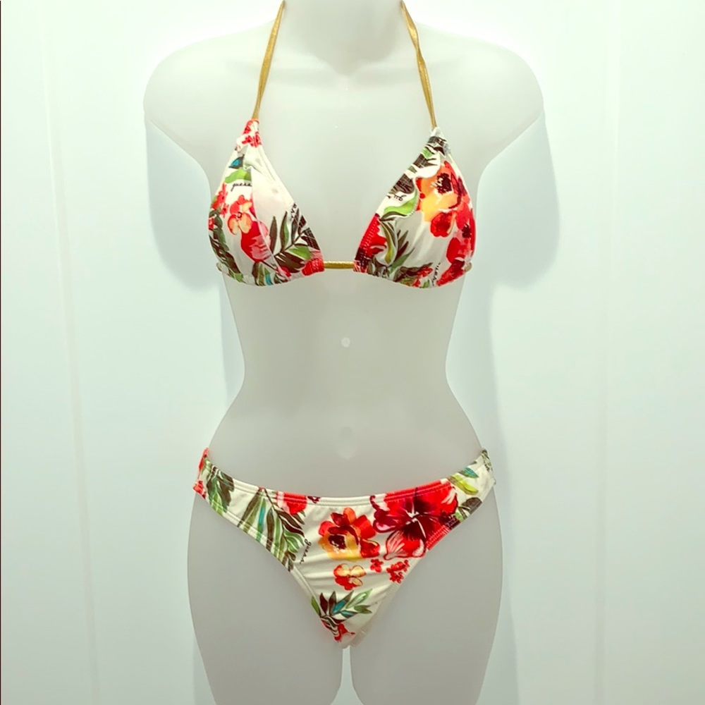 GUESS 2 pc bikini with Gold Bling EXCELLENT CONDITION